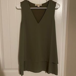 Michael Kors green tanktop. Size large